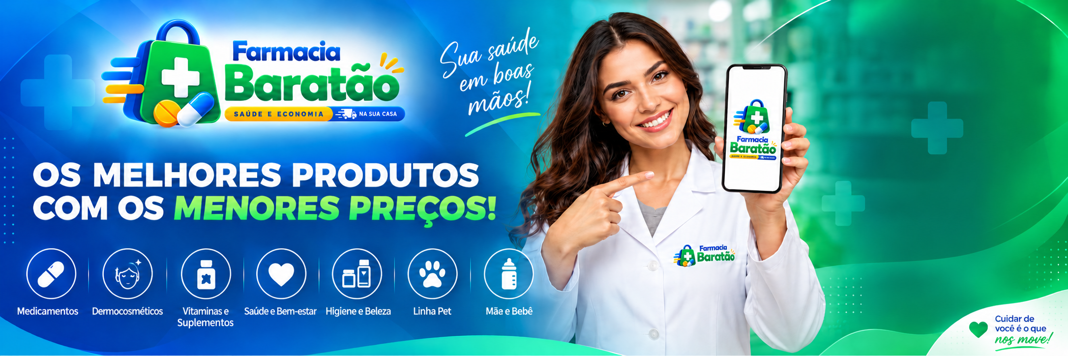 Os melhores produtos com os menores preços — sua saúde em boas mãos